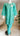 Two-Piece Embroidered Laser Cut Cotton Suit