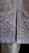 Two-Piece Embroidered Laser Cut Cotton Suit