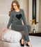 Black Heart Nightwear Suit & Home Wear (7010)