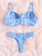 Sexy Lace Push-Up Plunge Bra & Panty Set – Underwired Padded Lingerie for Women (2007)