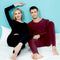 Couple's Winter Thermal Underwear Suit – Long Sleeve Top & Pants Set for Ultimate Warmth (7004)